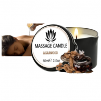 Massage Candle Agarwood - Αρωματικό Κερί Μασάζ με Oud & Ξυλώδες Άρωμα 60ml